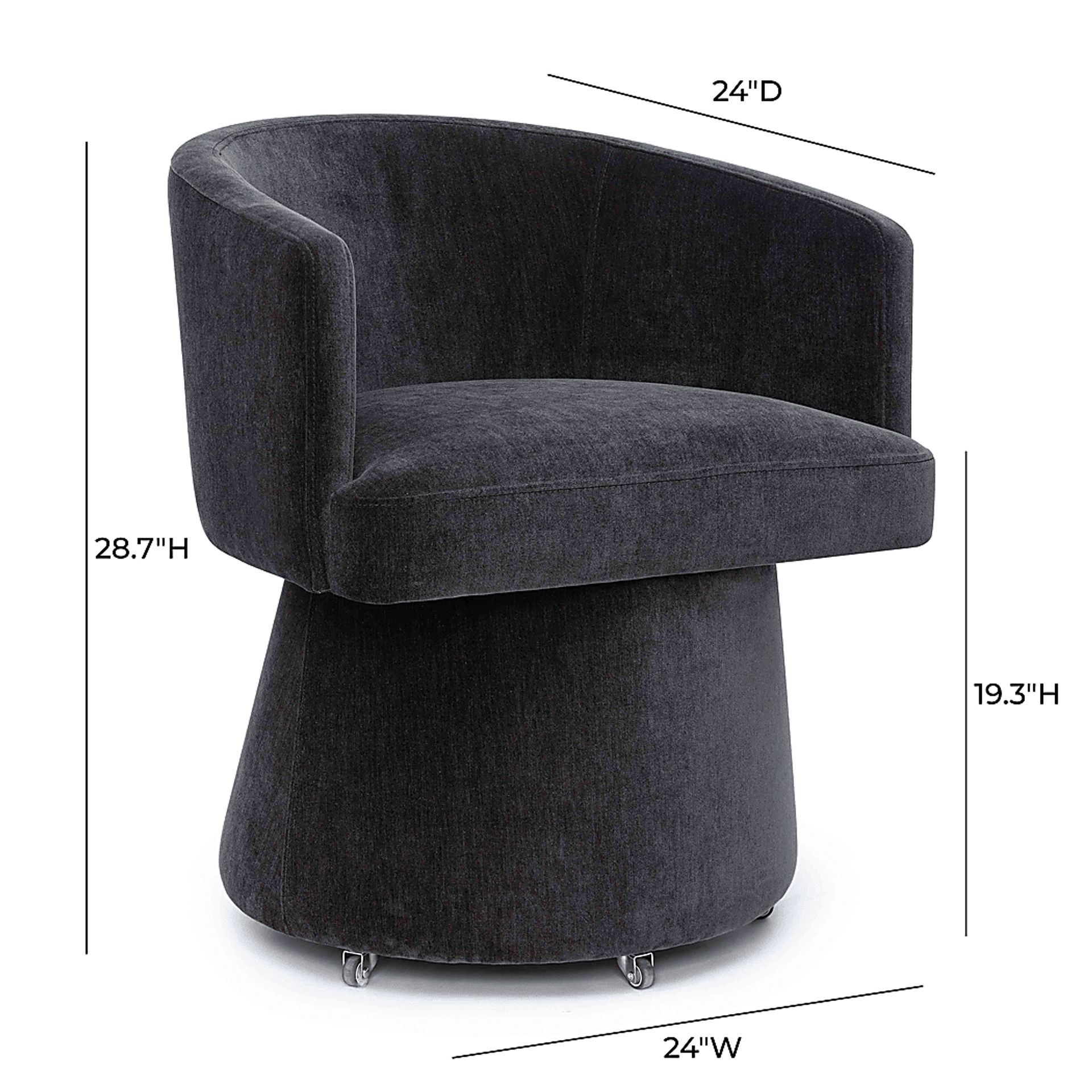 Hatmark Black Office Chair - Image 7