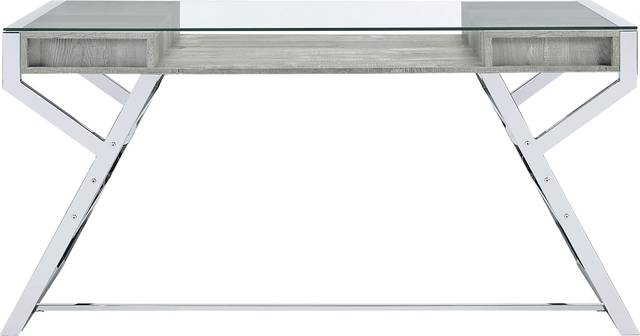 Hattaway Gray Desk - Thumbnail - Image 2