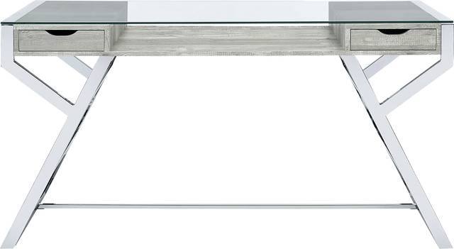 Hattaway Gray Desk - Thumbnail - Image 3