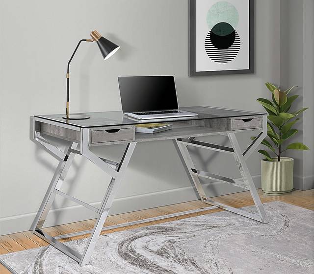 Hattaway Gray Desk - Thumbnail - Image 9