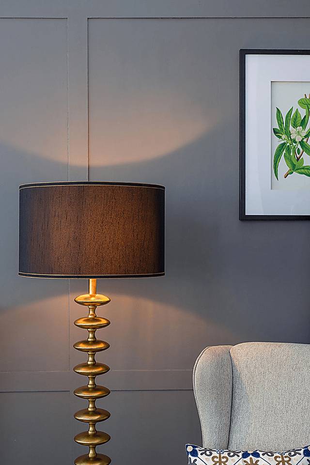 Hatteras Loop Gold Floor Lamp - Thumbnail - Image 4