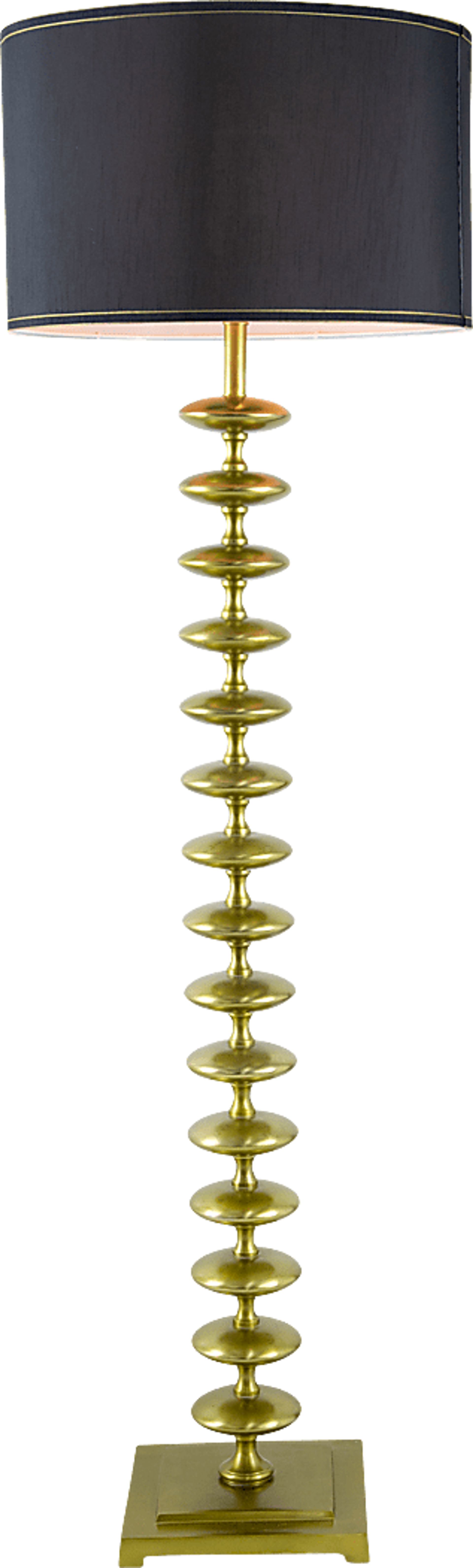 Hatteras Loop Gold Floor Lamp - Image 1