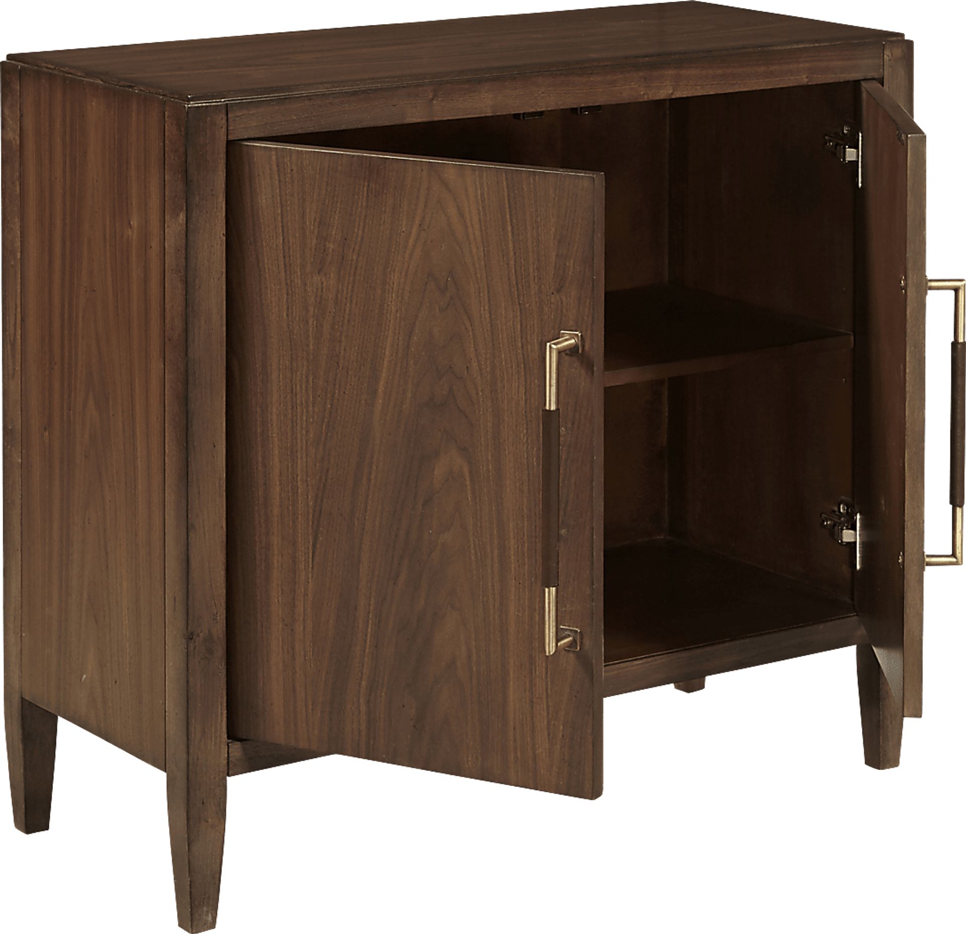Hattie Way Brown Accent Cabinet - Image 2