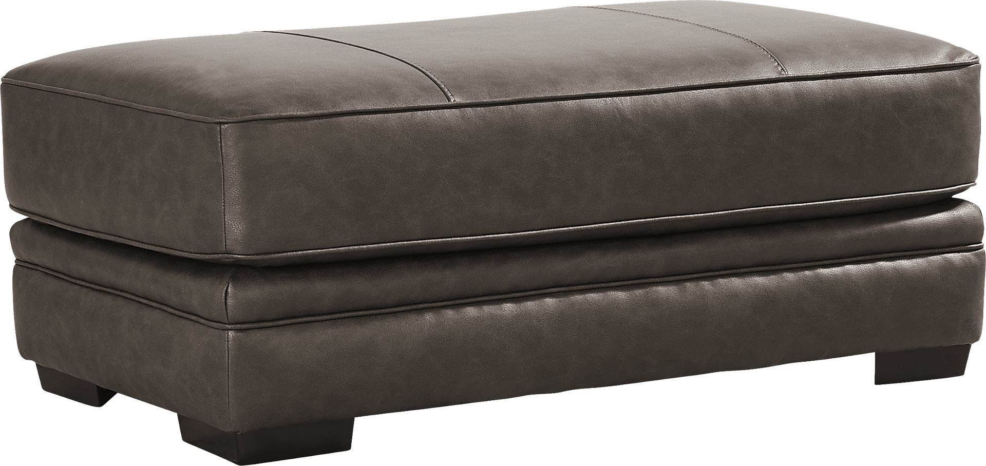 Hattingly Brown Ottoman - Image 1