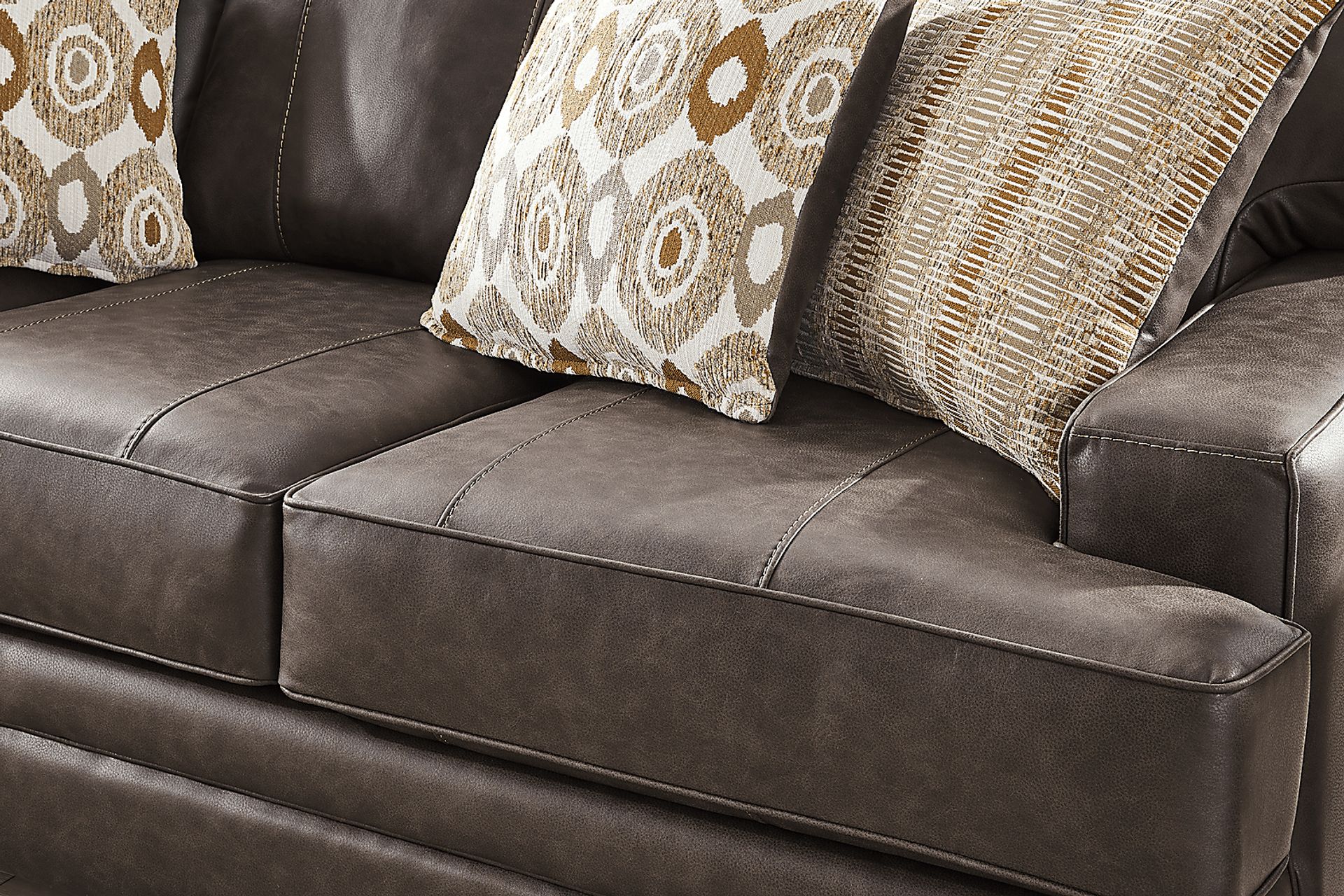 Hattingly Brown Sofa - Image 4