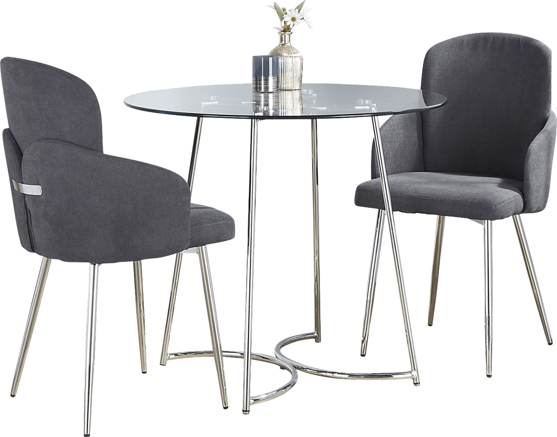 Haurt Gray 3 Pc Dining Set - Image 1