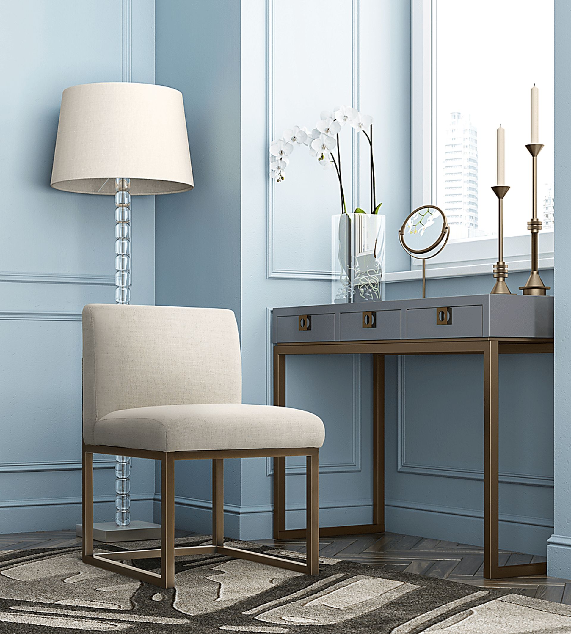 Haute Ivory Accent Chair - Image 2