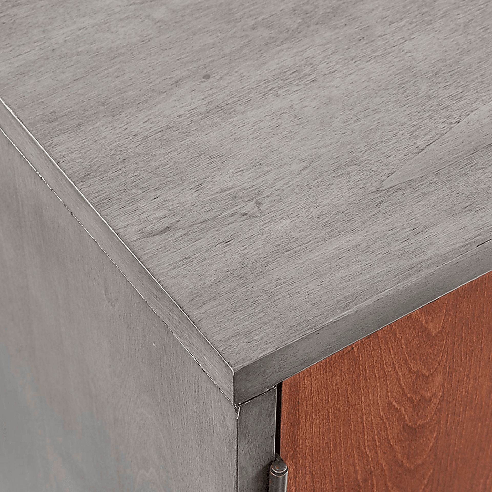 Hauteur Gray Nightstand - Image 7