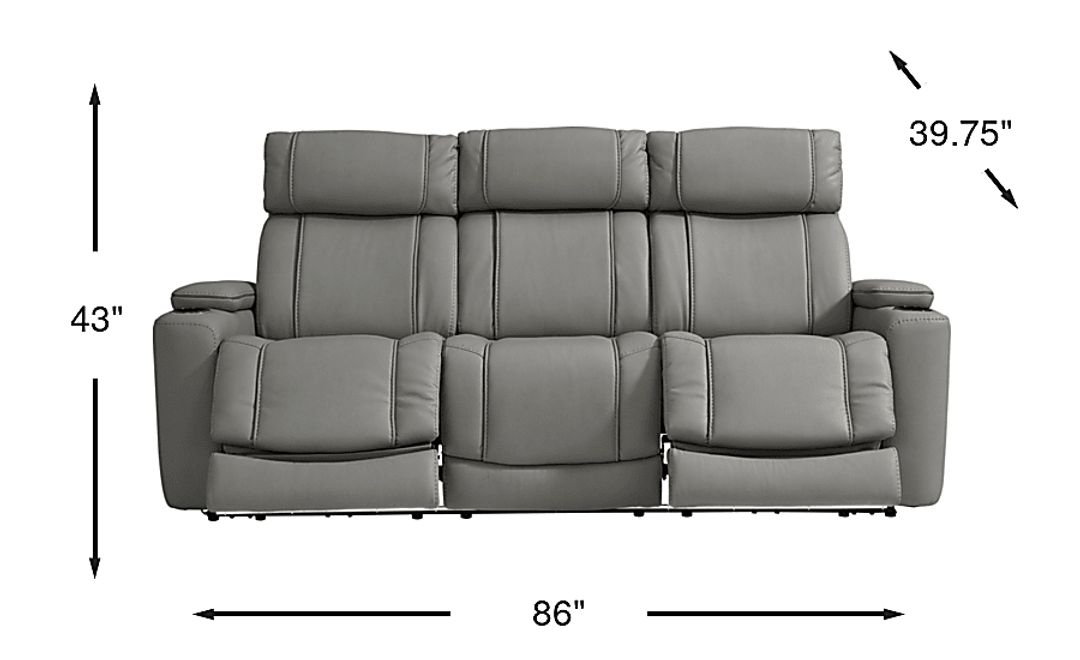 Haven Point Dual Power Reclining Sofa