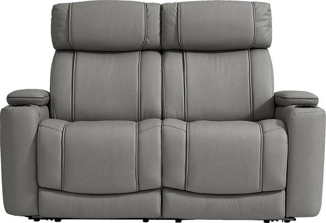 Haven Point Charcoal 2 Pc Reclining Living Room with Dual Power Reclining Sofa - Thumbnail - Image 11
