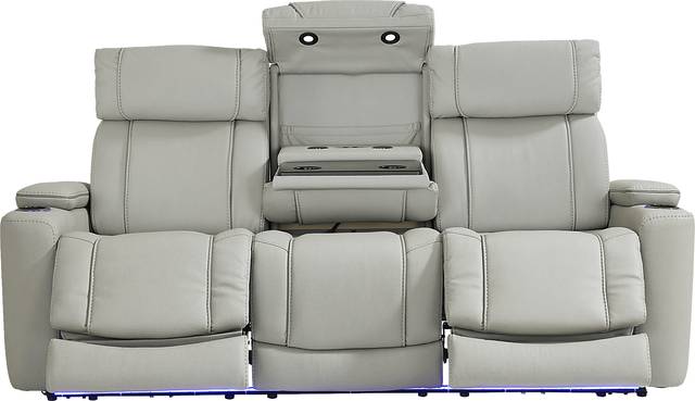 Haven Point Platinum Dual Power Reclining Sofa - Thumbnail - Image 4