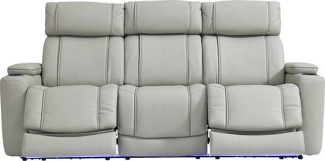 Haven Point Platinum Dual Power Reclining Sofa - Thumbnail - Image 1