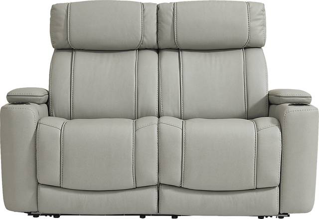 Haven Point Platinum 2 Pc Reclining Living Room with Dual Power Reclining Sofa - Thumbnail - Image 11