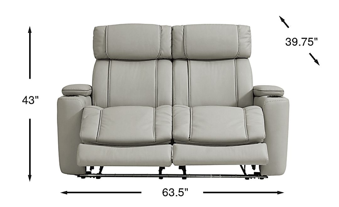 Haven Point Non-Power Reclining Loveseat