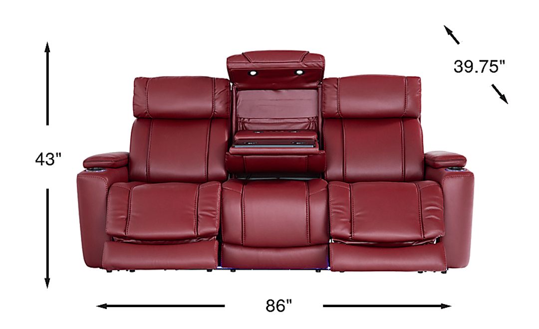 Haven Point Dual Power Reclining Sofa
