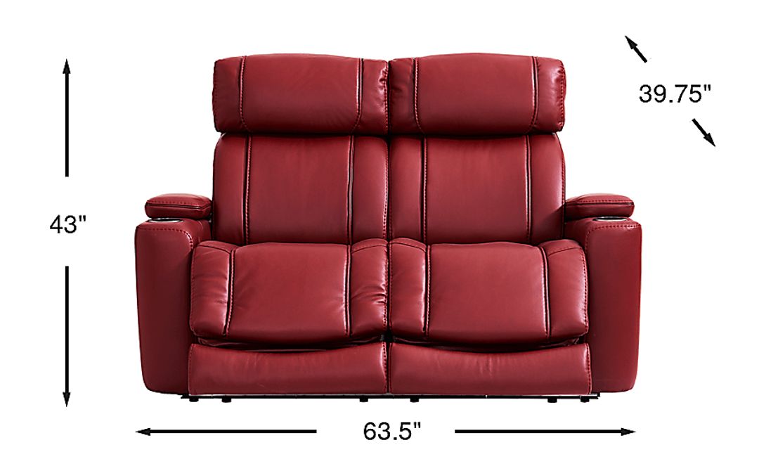 Haven Point Non-Power Reclining Loveseat
