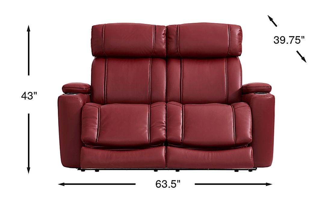 Haven Point Non-Power Reclining Loveseat