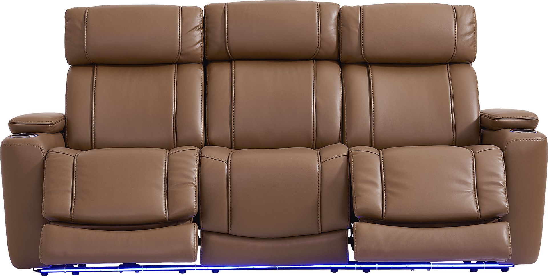 Haven Point Saddle Dual Power Reclining Sofa - Image 1