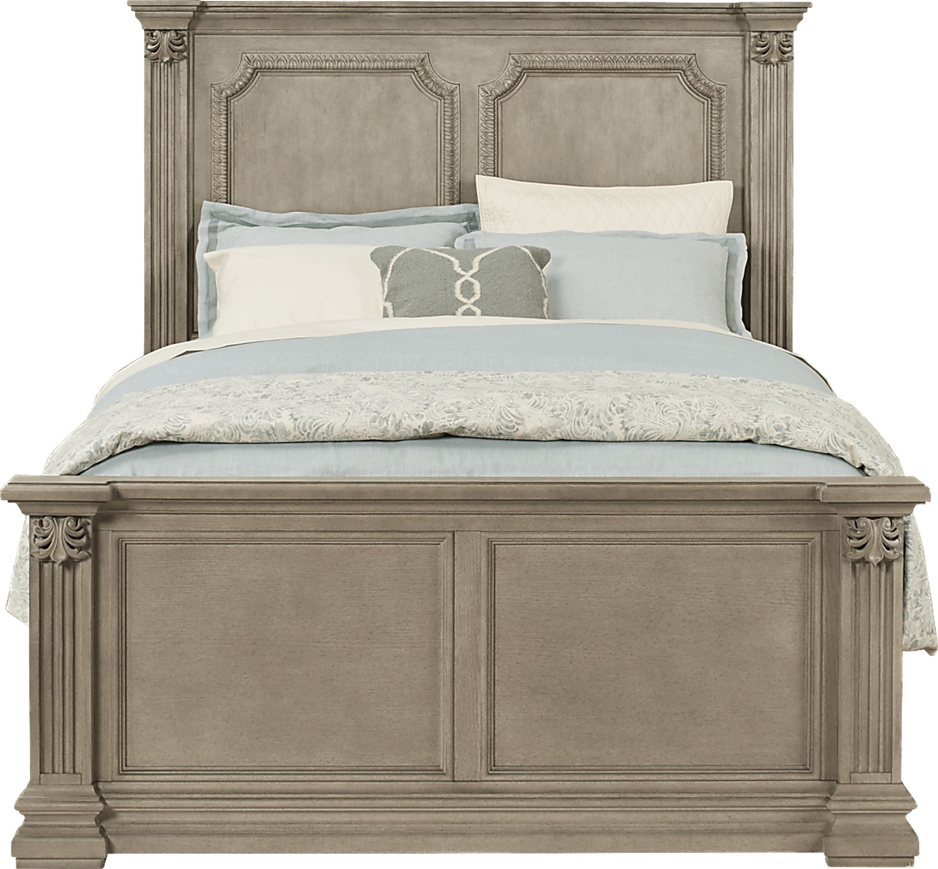Havencrest Gray 7 Pc King Panel Bedroom - Image 2