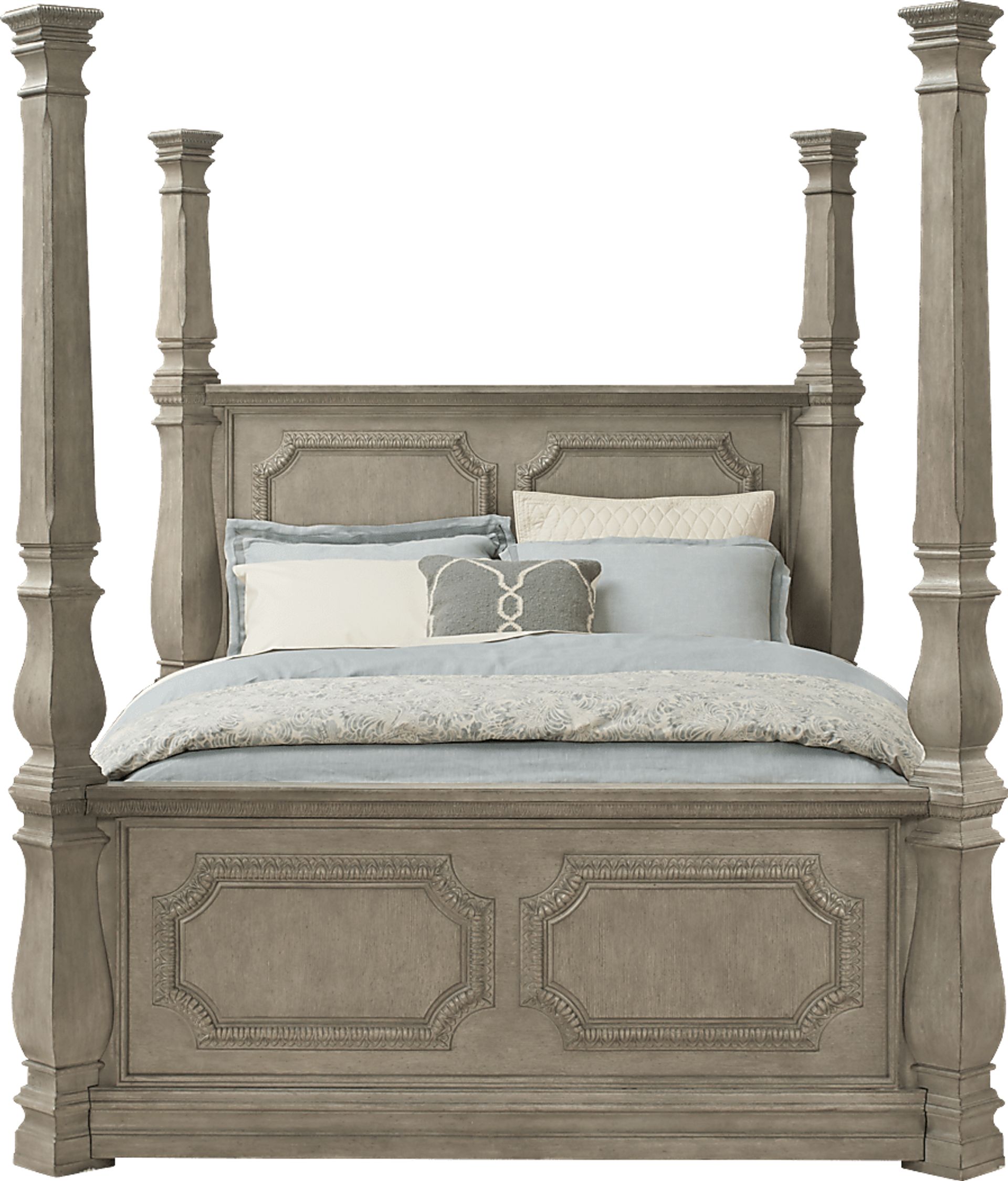 Havencrest Gray 6 Pc Queen Poster Bedroom - Image 2