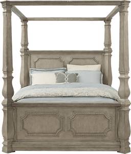5 pc queen canopy bed