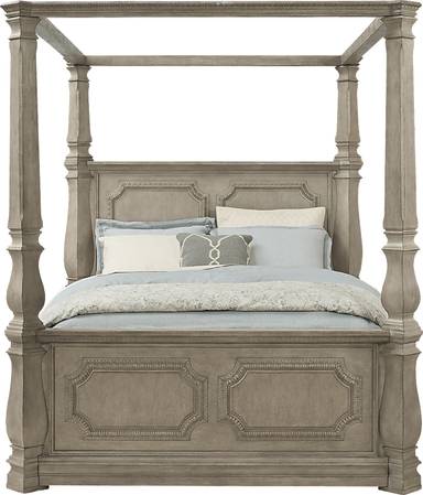 5 pc queen canopy bed