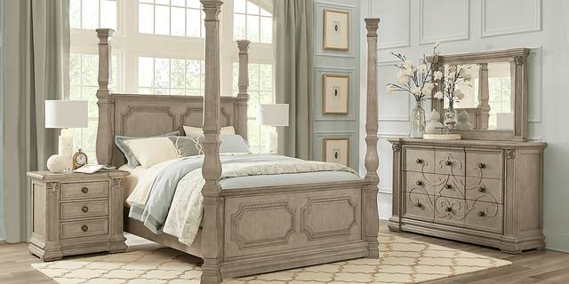 Havencrest Gray 8 Pc King Poster Bedroom - Thumbnail - Image 1
