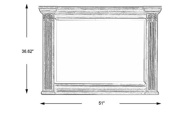Dimension Image. Please refer to the Dimension Tab on this page for dimension details.