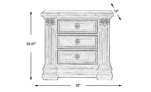 Dimension Image. Please refer to the Dimension Tab on this page for dimension details.