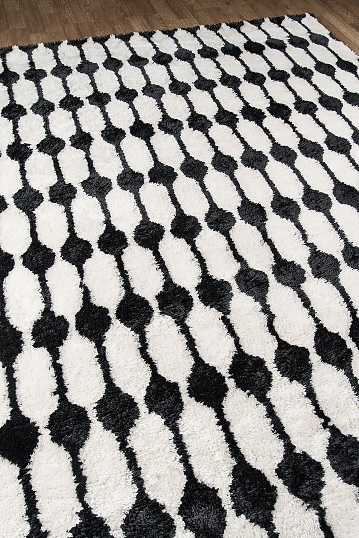 Havendale Black Polyester Fabric Rug | Rooms to Go