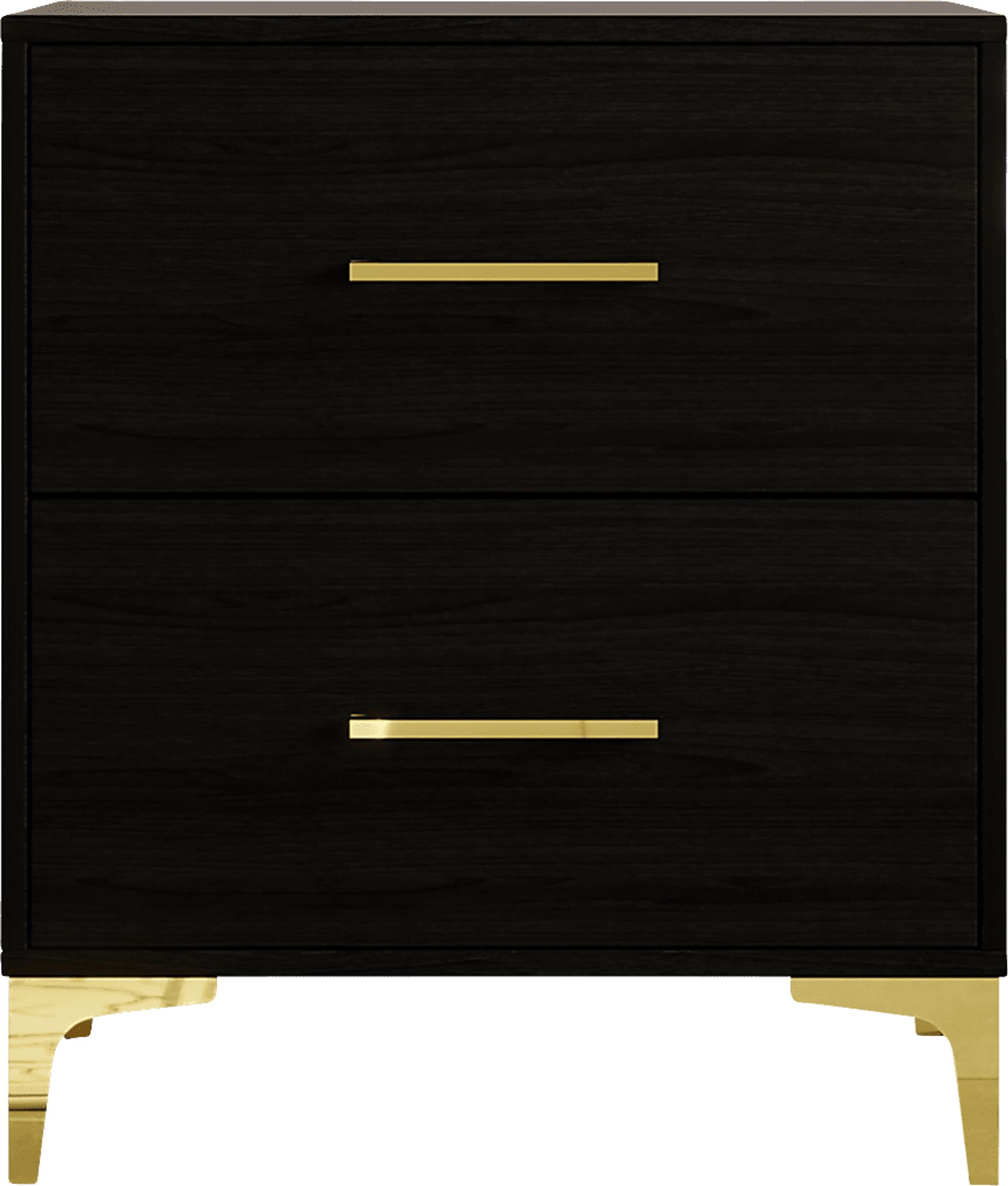 Havenway Black Twin Bed with 2 Nightstands - Image 7