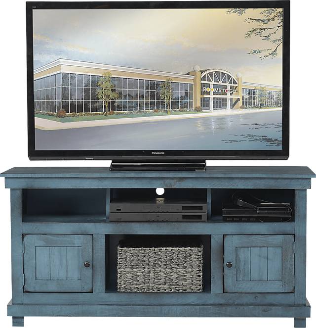 Havenwood Blue 54 in. Console - Thumbnail - Image 1