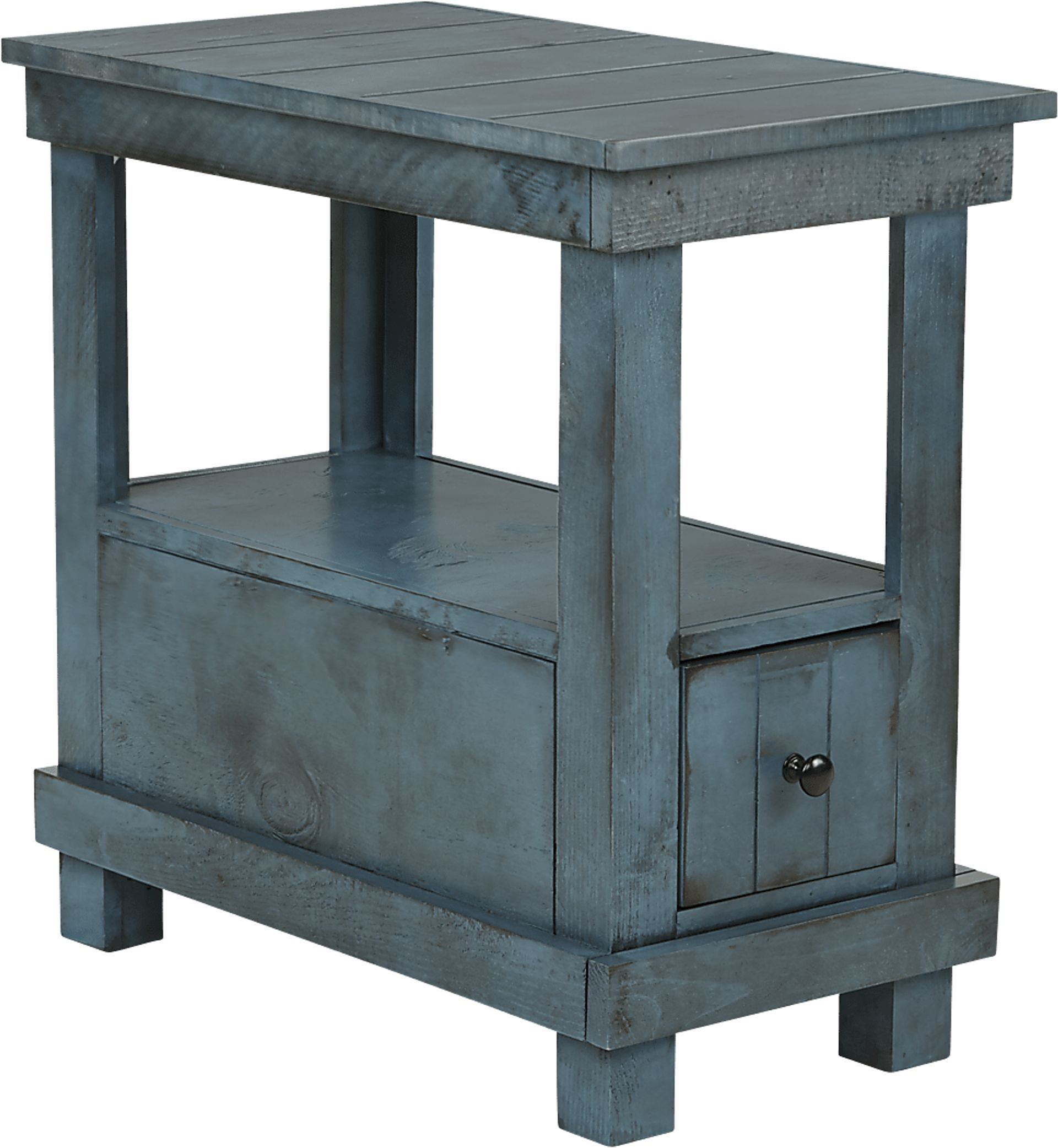 Havenwood Blue Chairside Table - Image 1