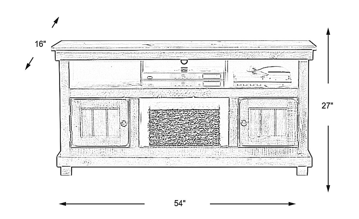 Havenwood Gray Console | Rooms to Go