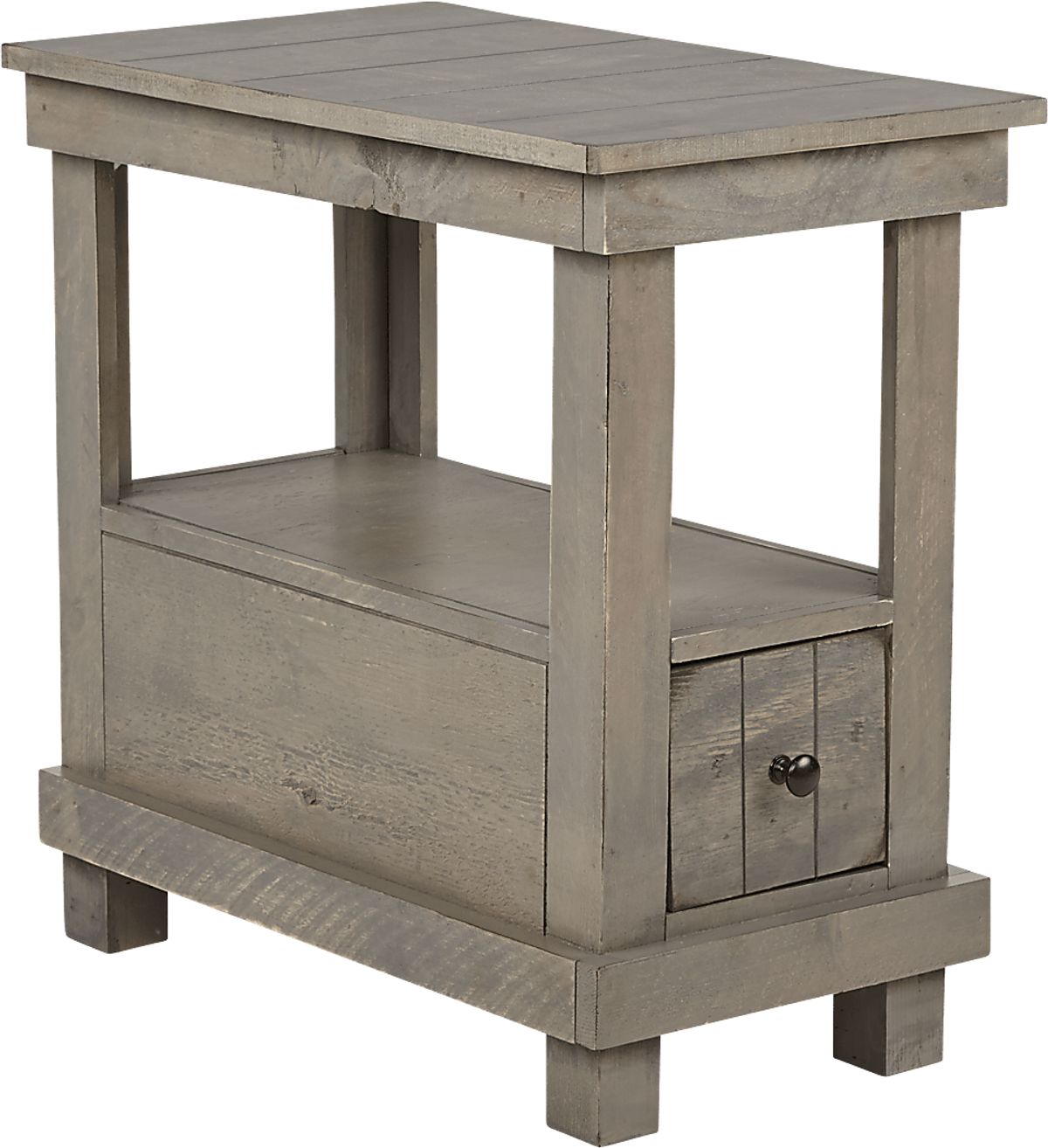 Havenwood Gray Chairside Table Rooms to Go