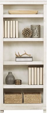 Havenwood White 5 Shelf Bookcase