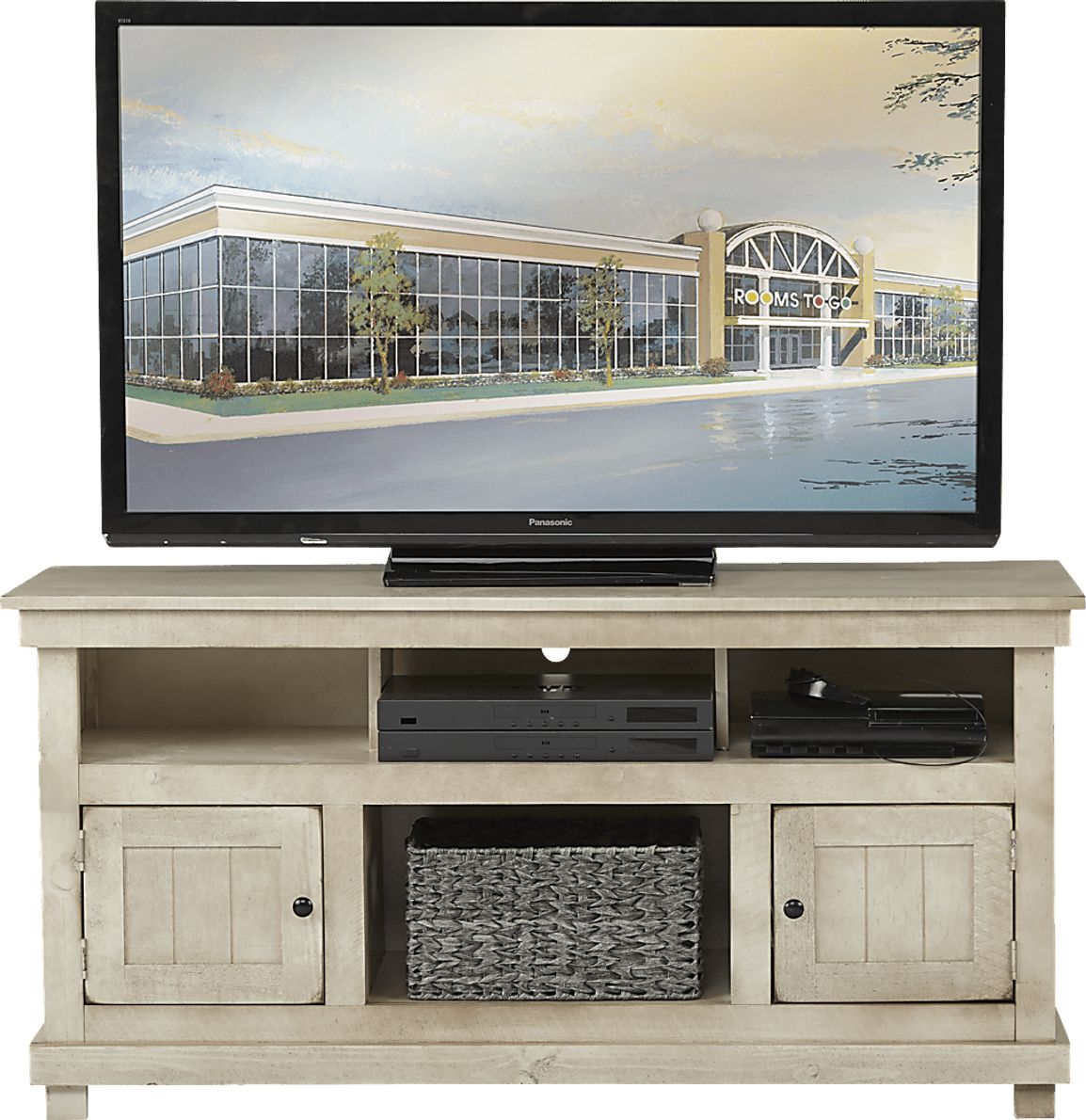 Havenwood White 54 in. Console