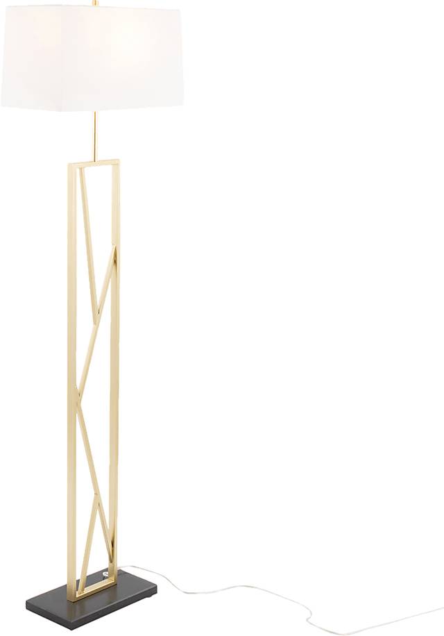 Haver Post Gold Floor Lamp - Thumbnail - Image 3