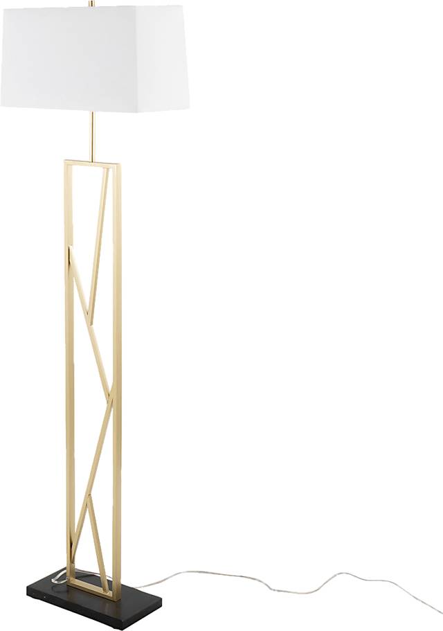 Haver Post Gold Floor Lamp - Thumbnail - Image 5