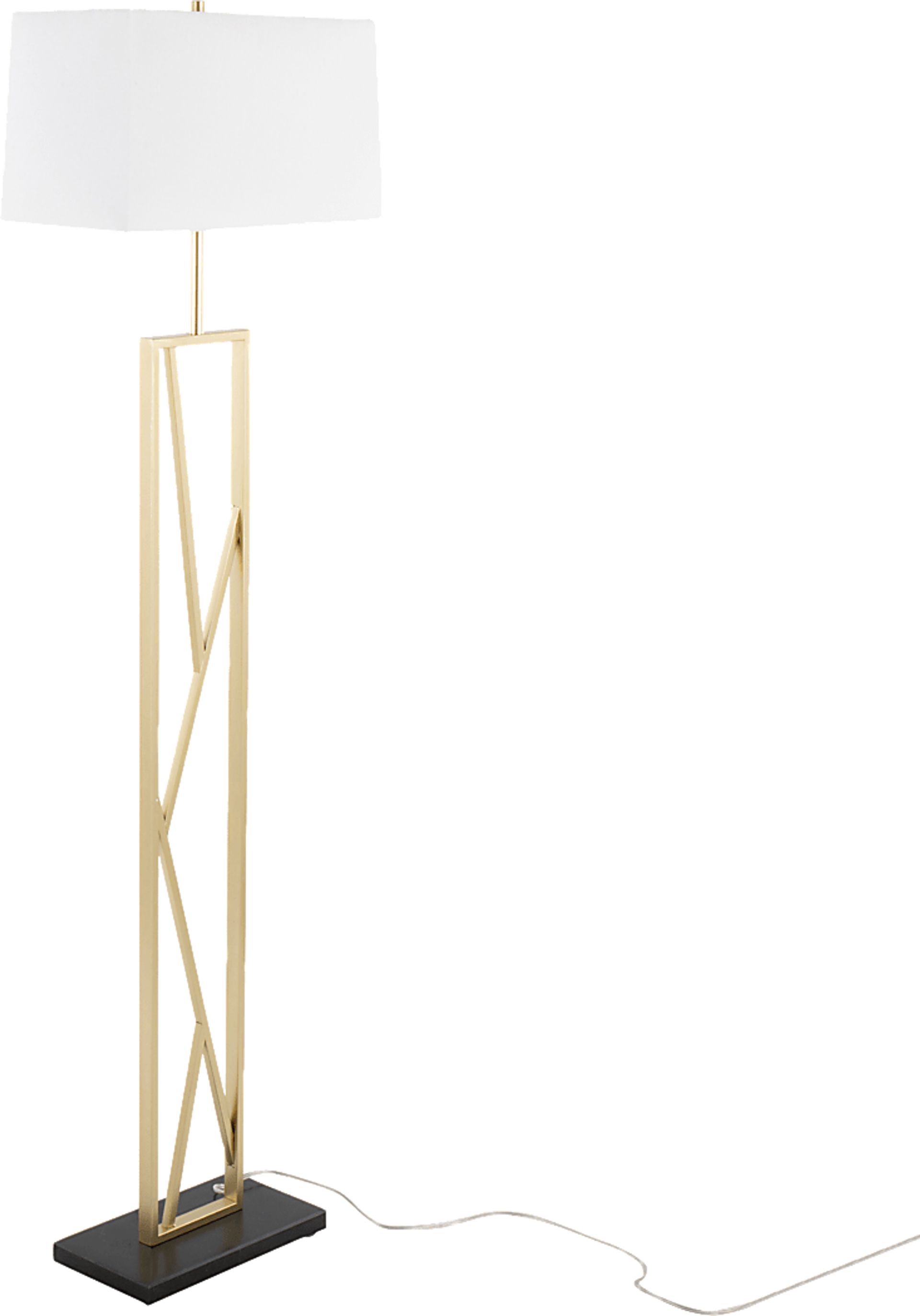 Haver Post Gold Floor Lamp - Image 1