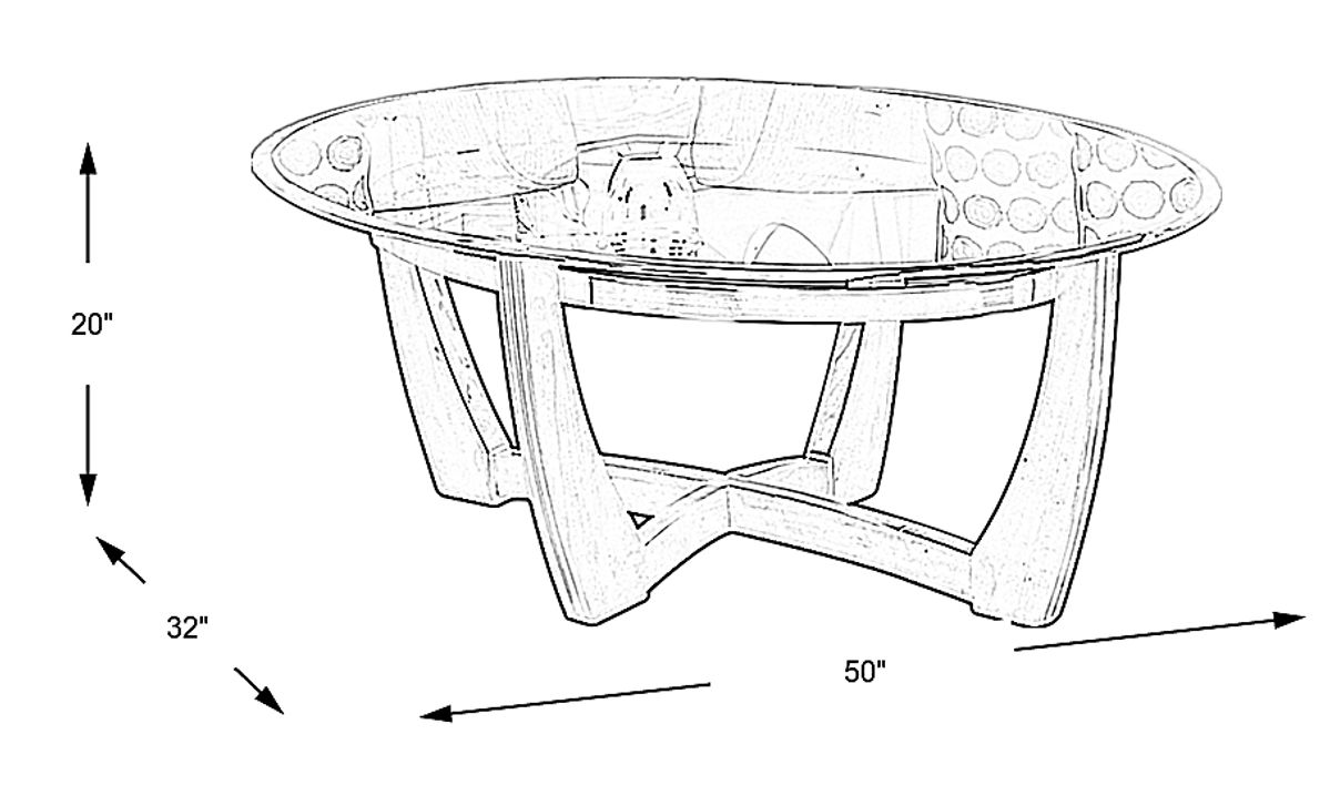 Haverhill Walnut Cocktail Table