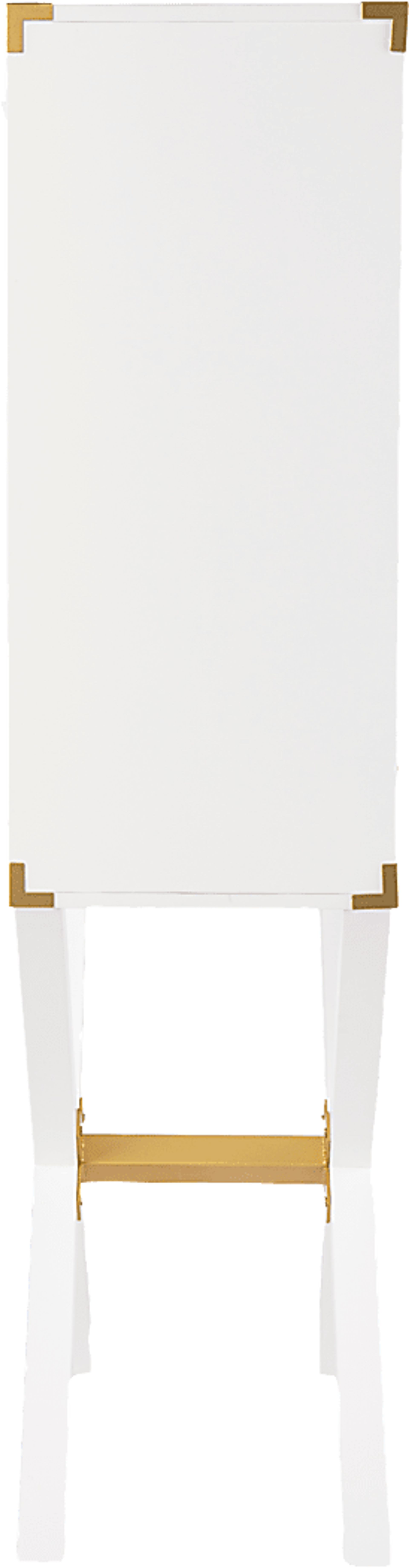 Haverstock White Bar Cabinet - Image 3
