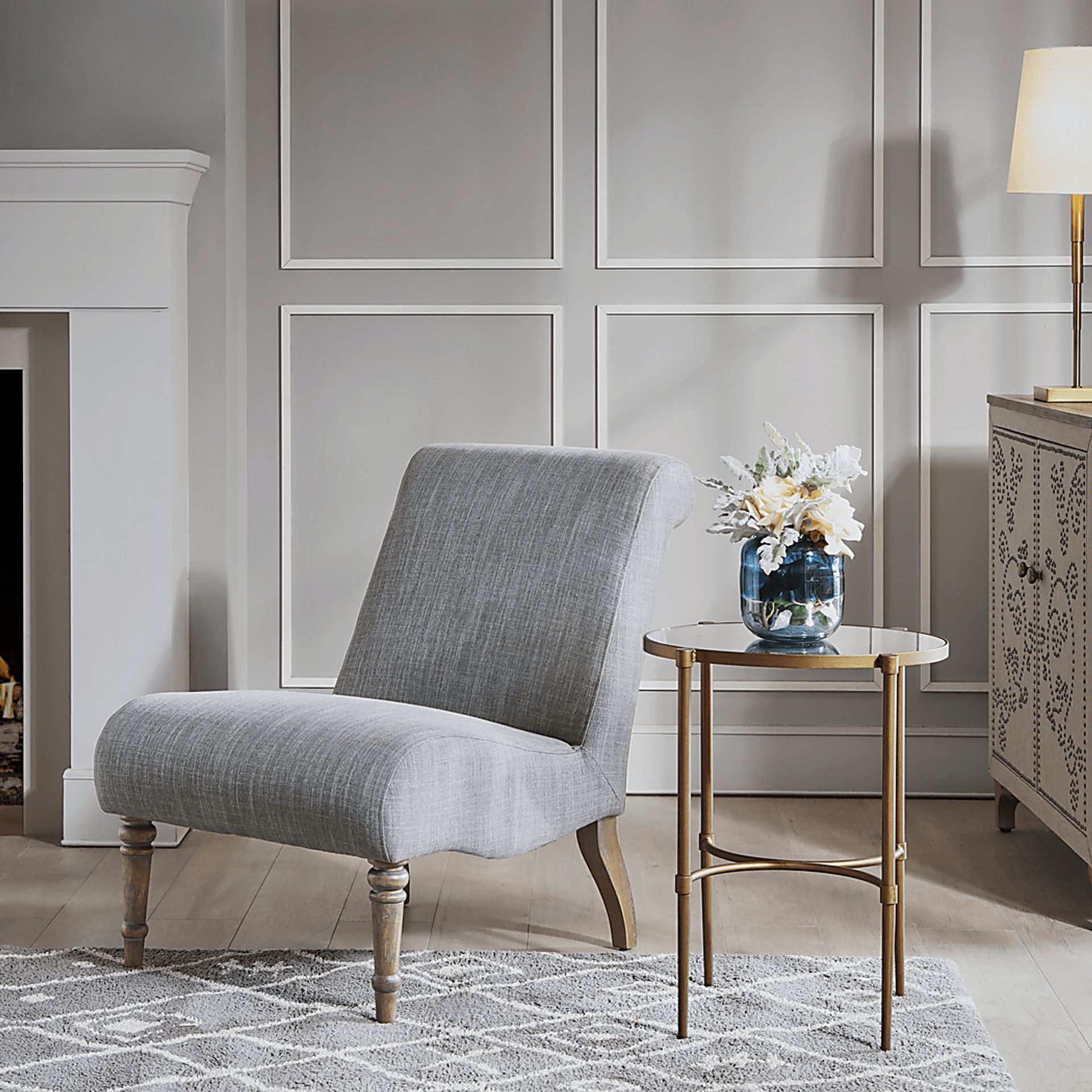 Haviland Gray Accent Chair - Image 2