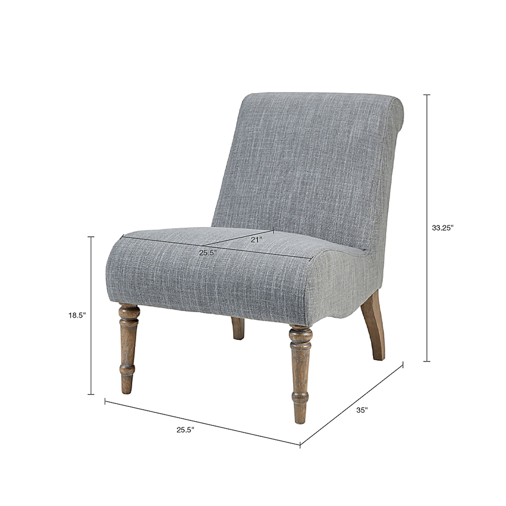 Haviland Gray Accent Chair - Image 5