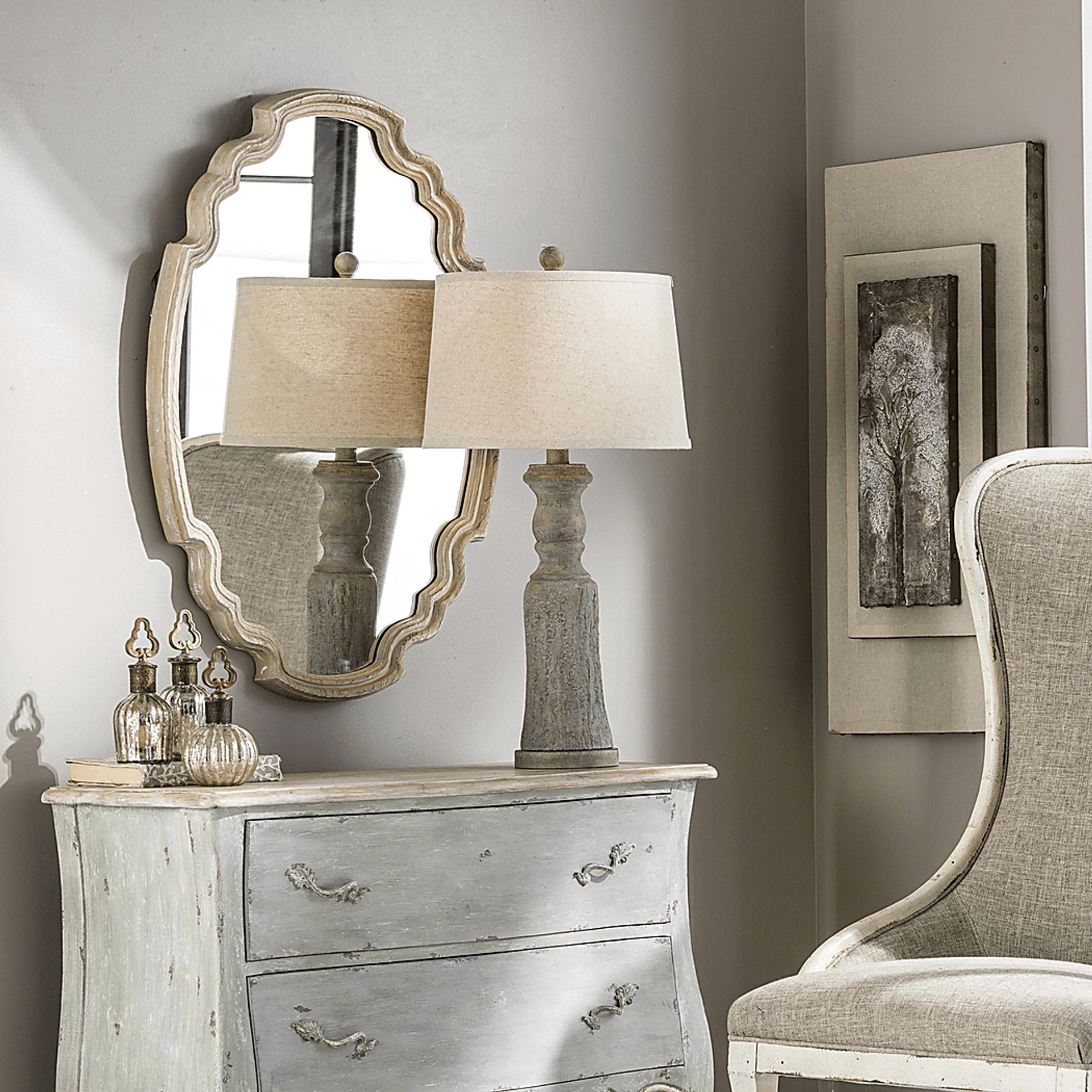 Havilion Brown Mirror - Image 3