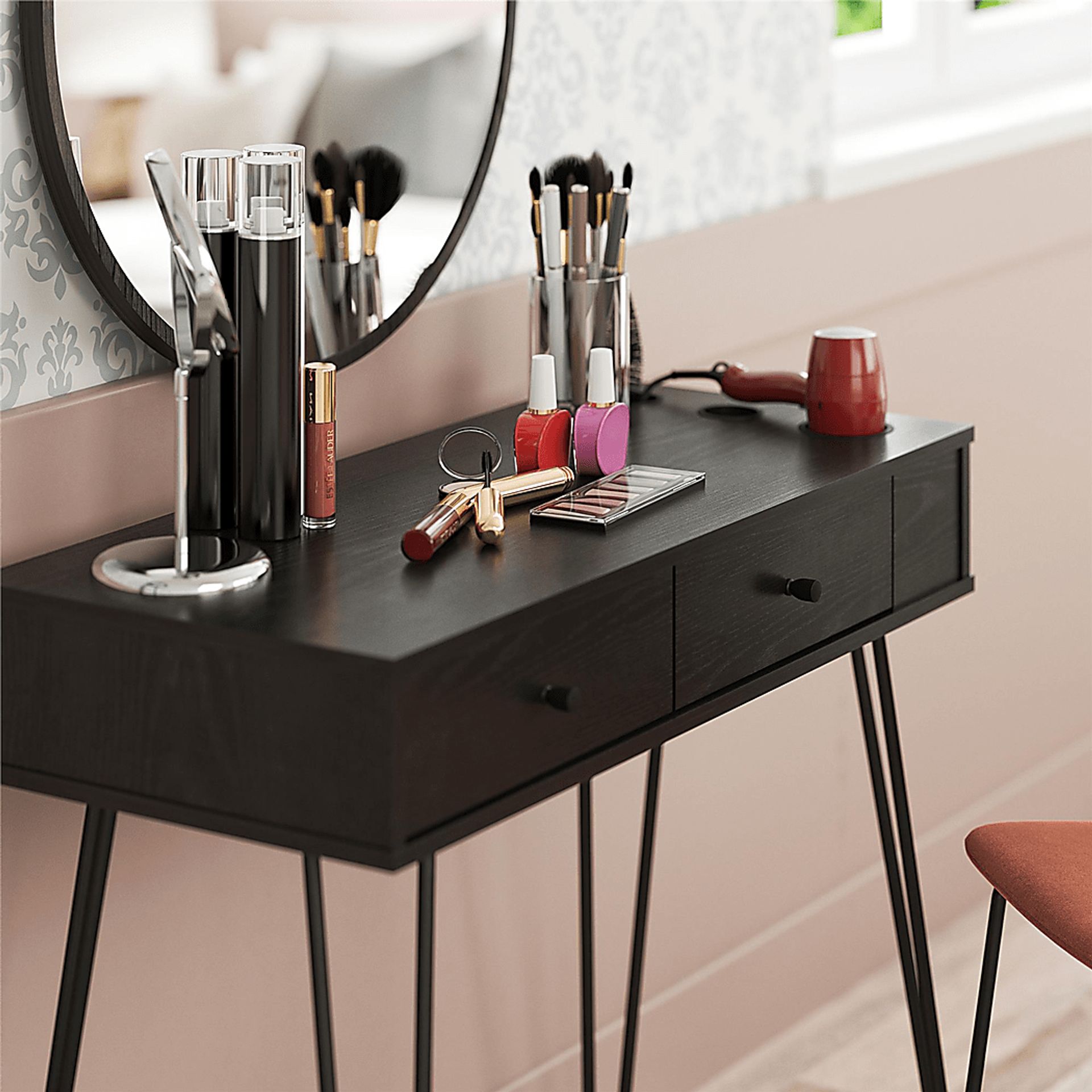 Hawise Black Vanity - Image 5
