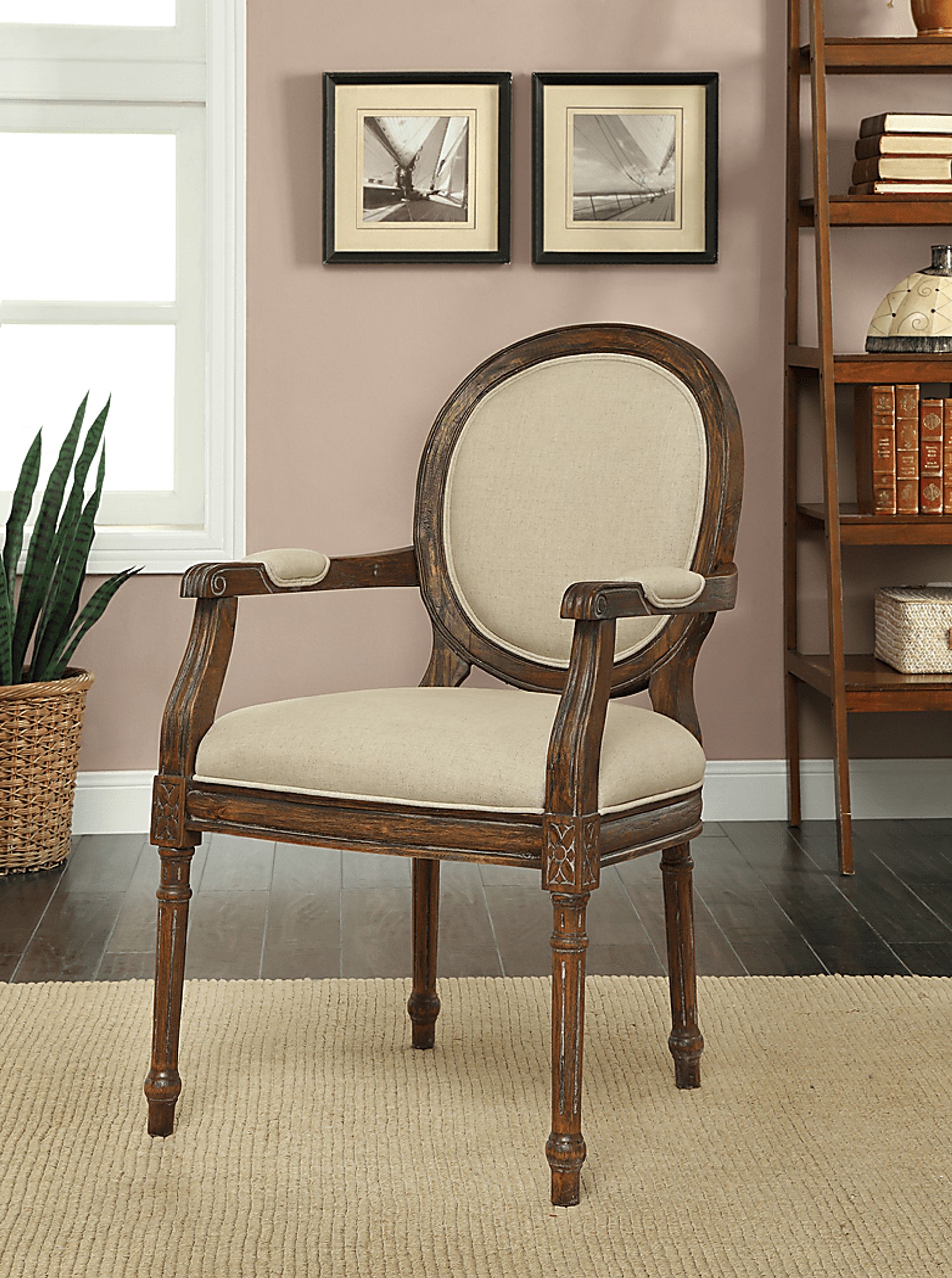 Hawkhorn Beige Accent Chair - Image 3