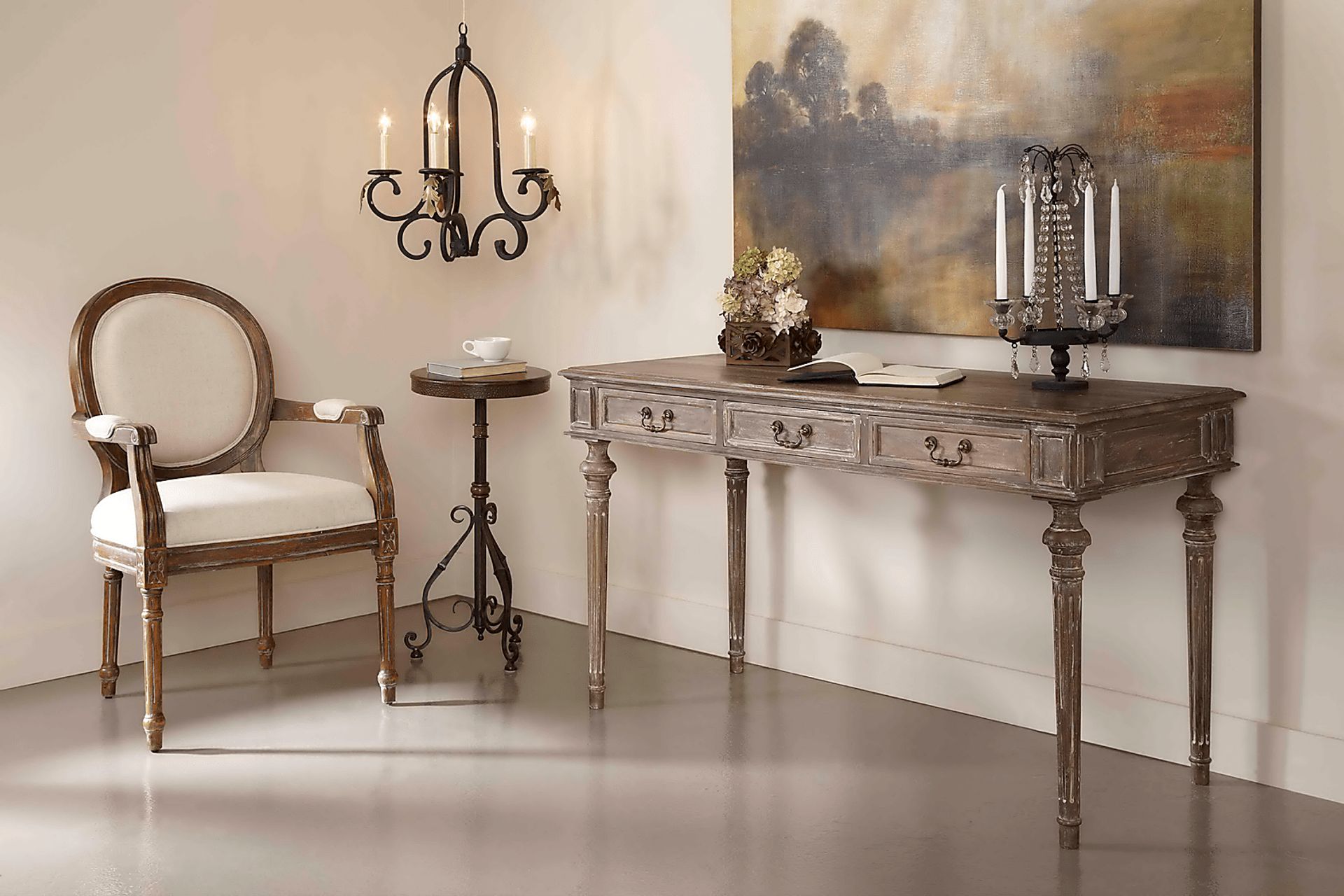 Hawkhorn Beige Accent Chair - Image 4