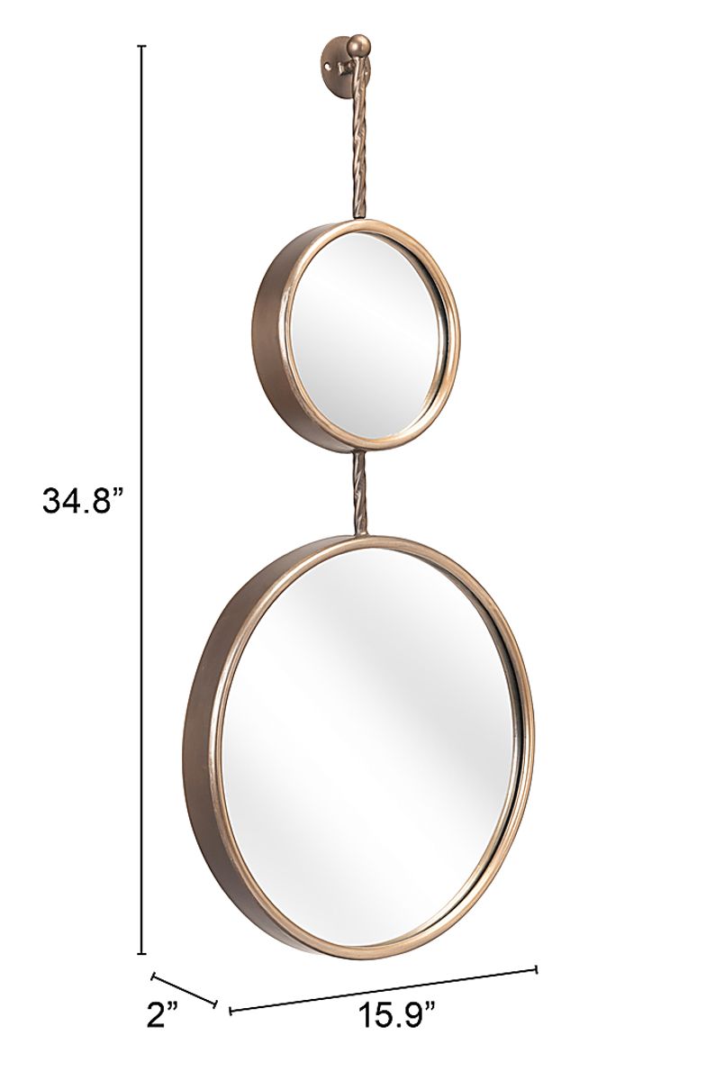 Hawkley Gold Mirror