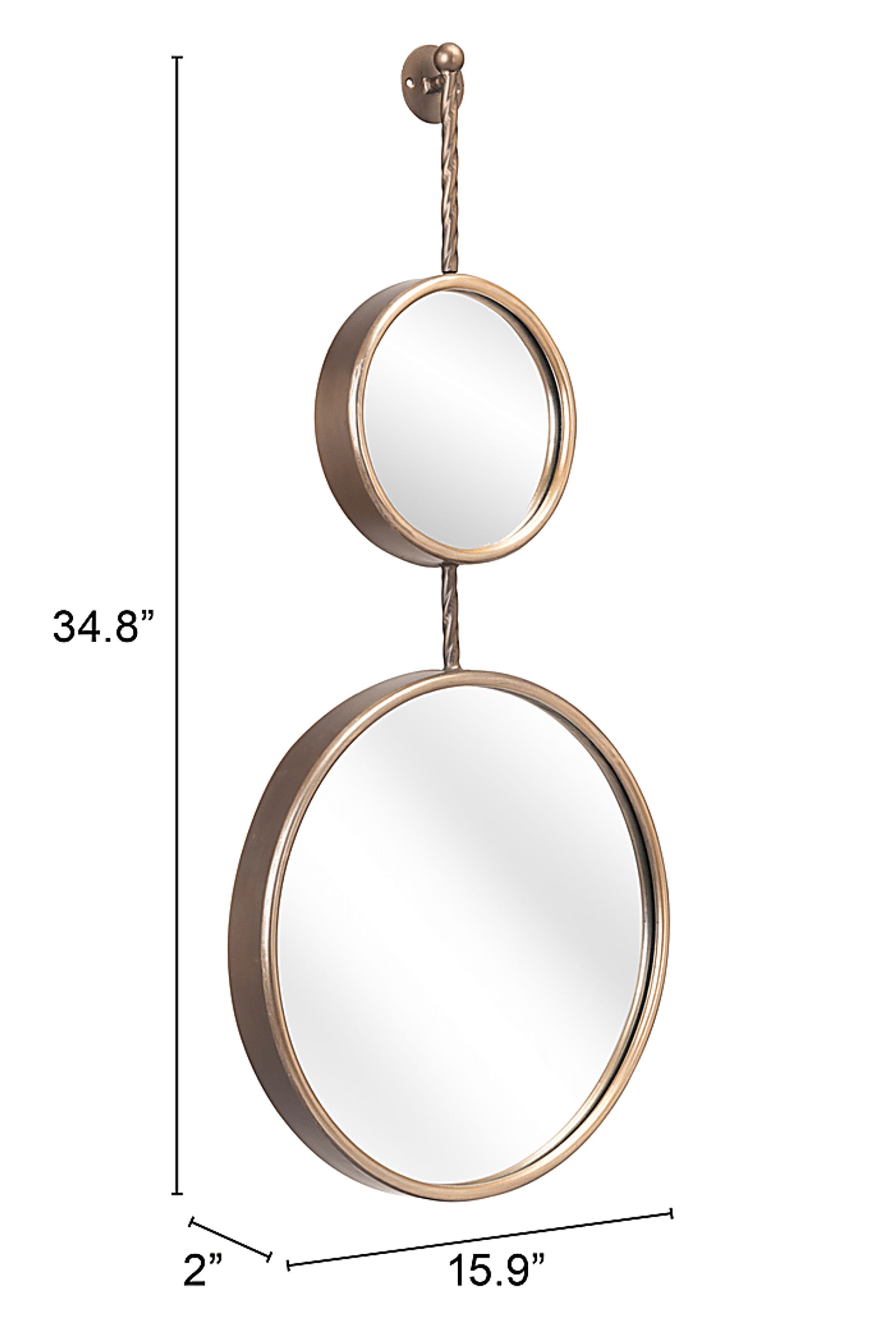 Hawkley Gold Mirror - Image 5